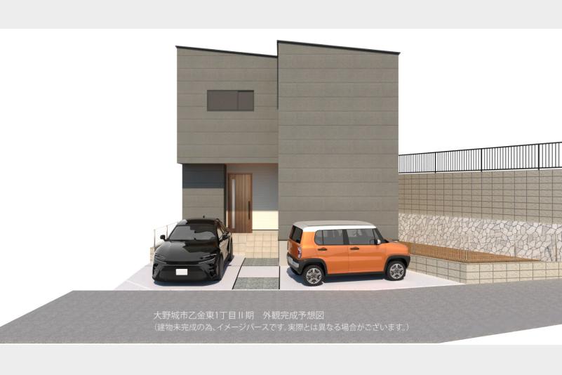 乙金東　外観パース