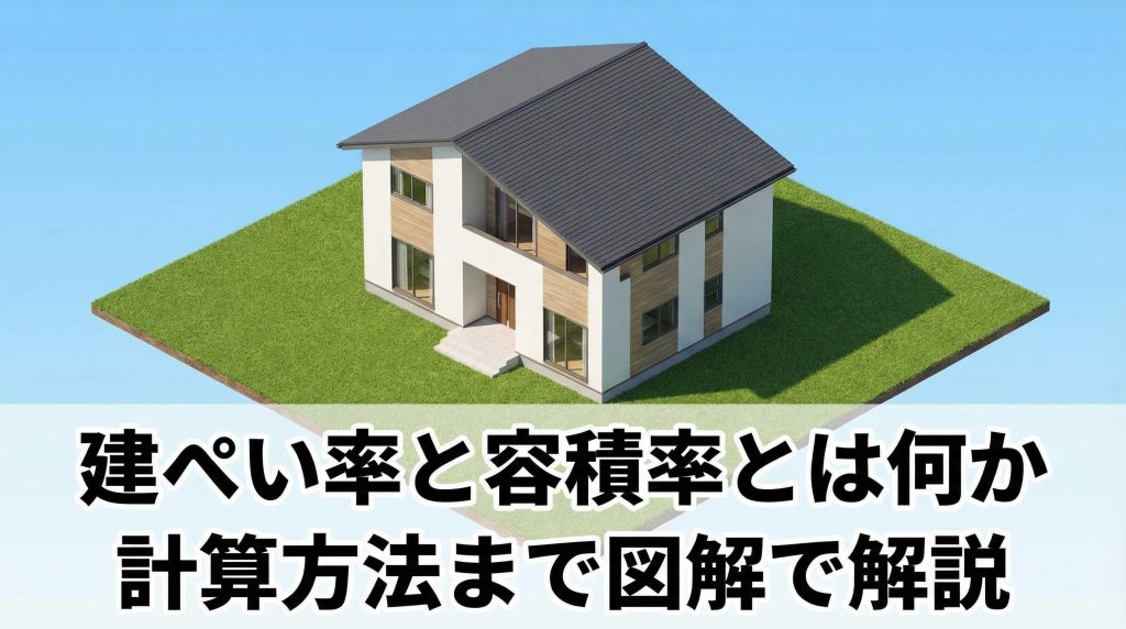 建ぺい率と容積率とは何か計算方法まで図解で解説