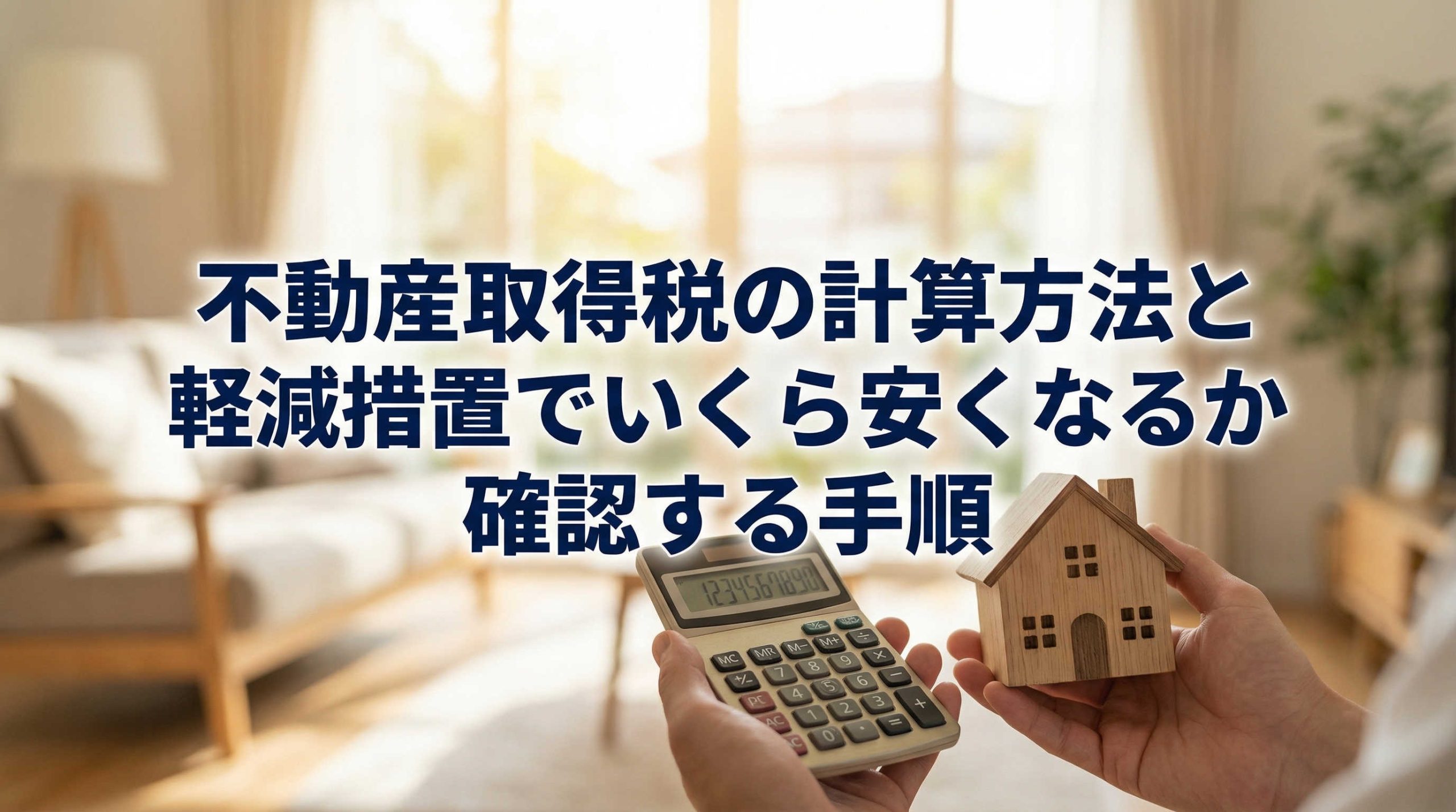 不動産 取得 税 計算 方法