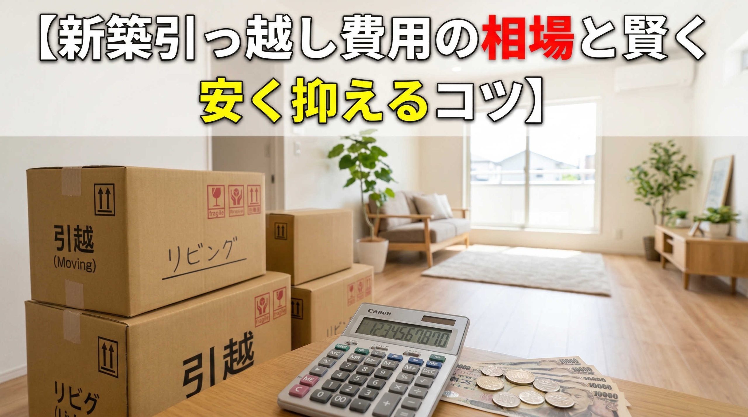 新築引っ越し費用の相場と賢く安く抑えるコツ | 分譲住宅・仲介・土地 
