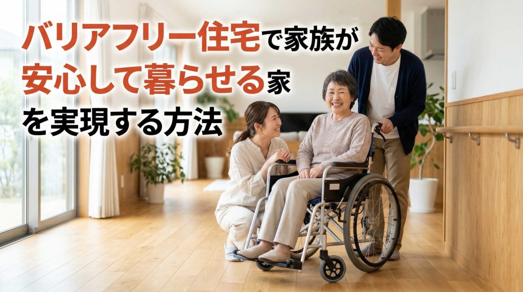バリアフリー住宅で家族が安心して暮らせる家を実現する方法