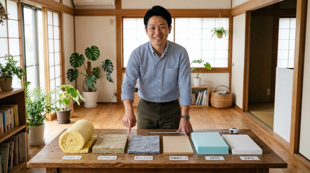 住宅で使われる断熱材の種類一覧