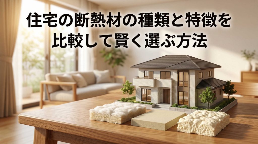 住宅の断熱材の種類と特徴を比較して賢く選ぶ方法