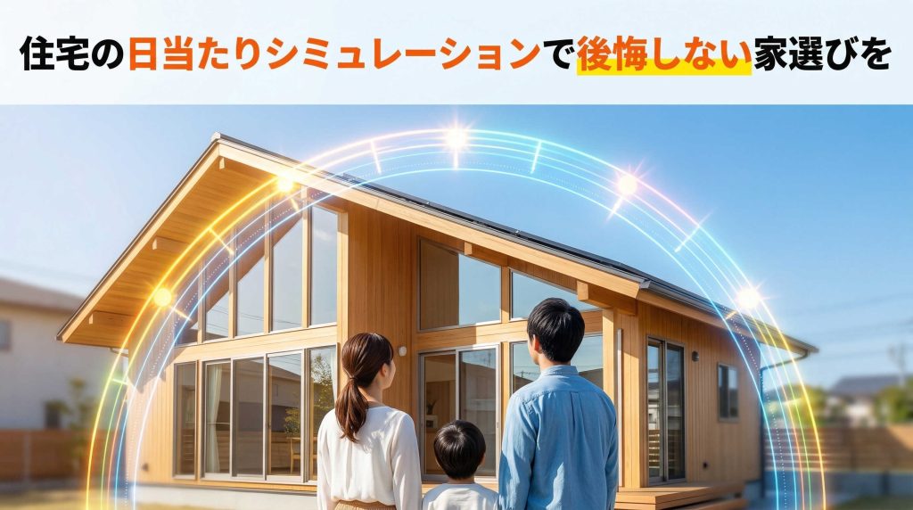住宅の日当たりシミュレーションで後悔しない家選びを