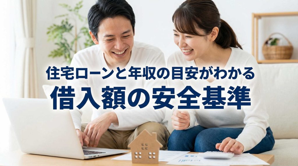 住宅ローンと年収の目安がわかる借入額の安全基準