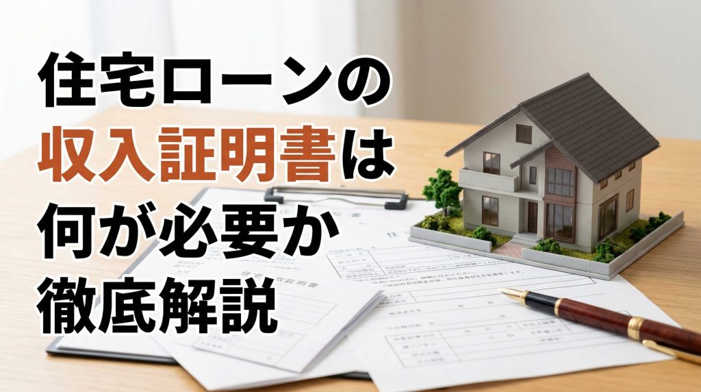 住宅ローンの収入証明書は職業別に何が必要か徹底解説