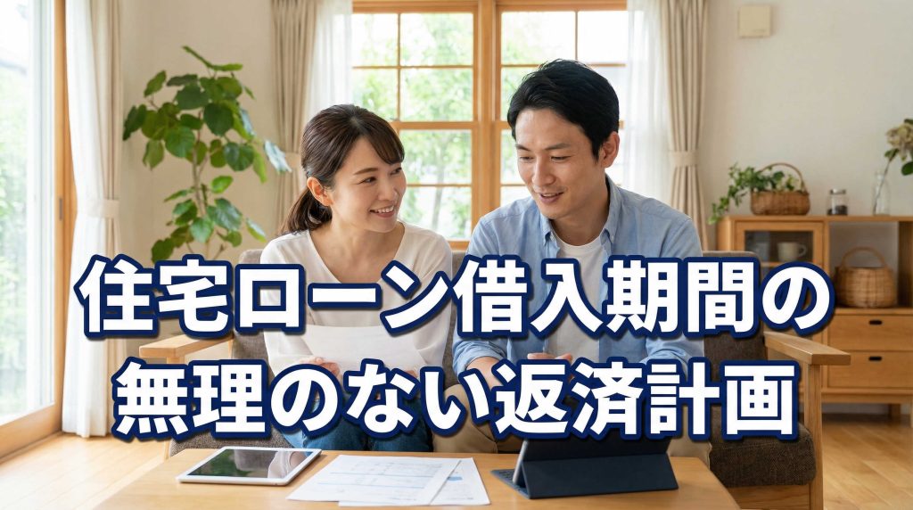 住宅ローン借入期間の決め方と無理のない返済計画