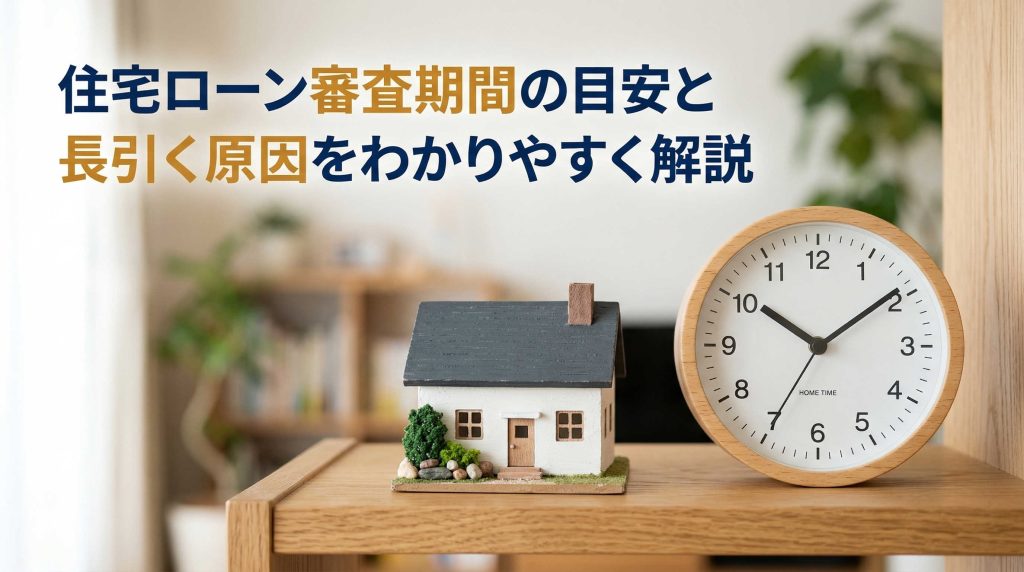 住宅ローン審査期間の目安と長引く原因をわかりやすく解説