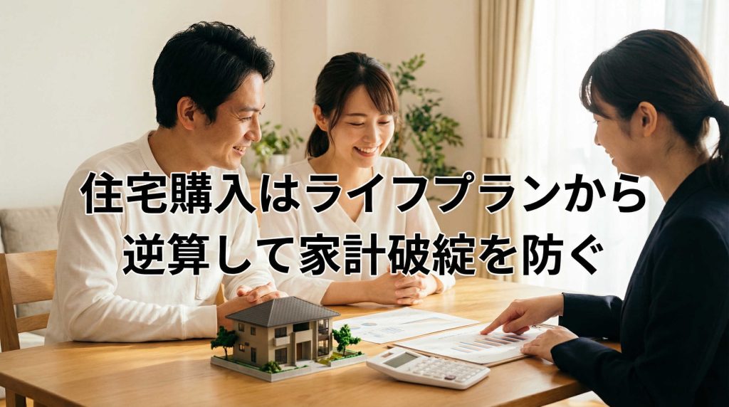 住宅購入はライフプランから逆算して家計破綻を防ぐ