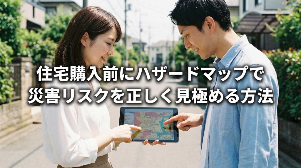 住宅購入前にハザードマップで災害リスクを正しく見極める方法