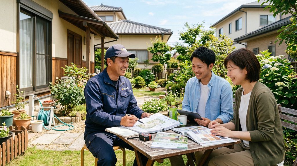 入居後に外構工事を追加するときの進め方
