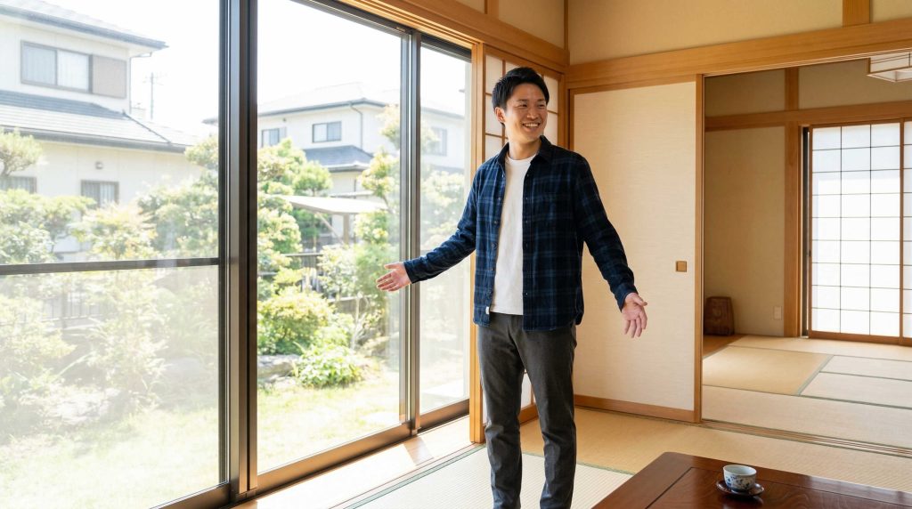 居室の広さに応じた採光面積の目安