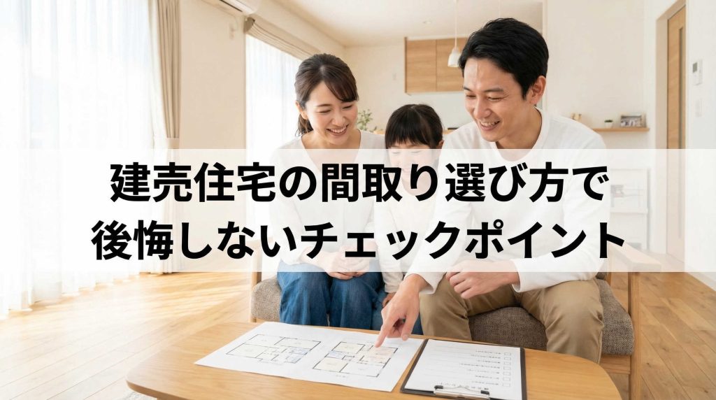 建売住宅の間取り選び方で後悔しないチェックポイント