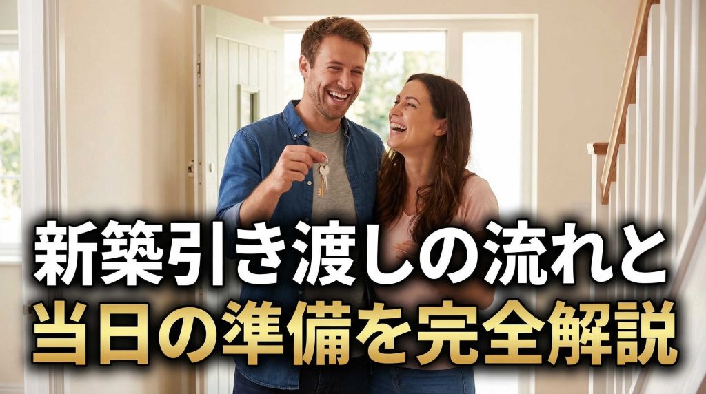 新築引き渡しの流れと当日の準備を完全解説