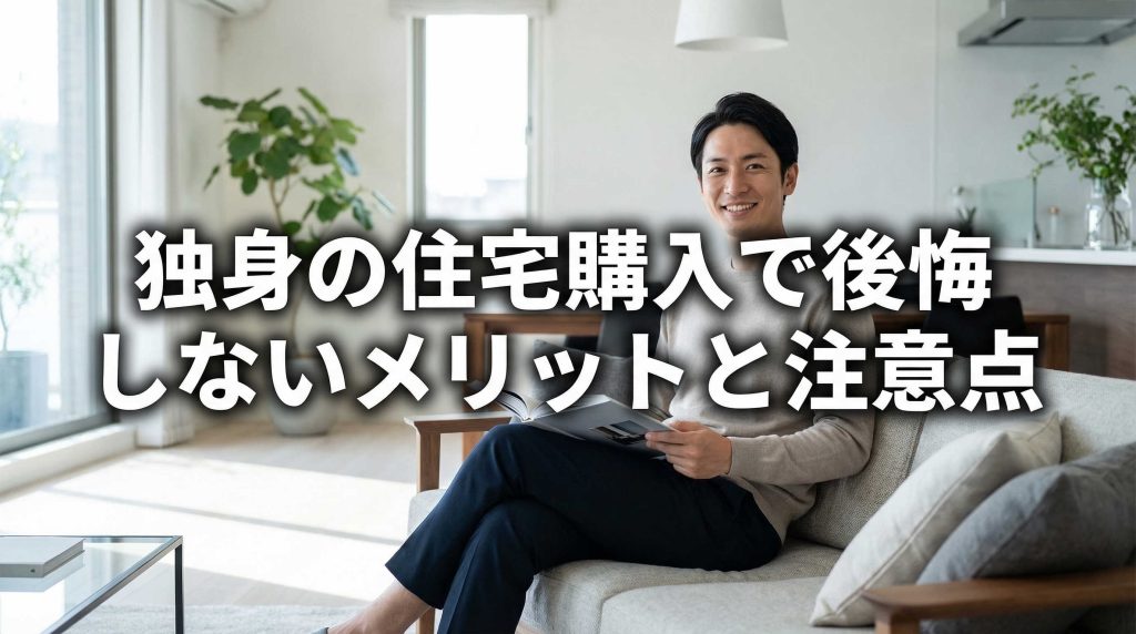 独身の住宅購入で後悔しないメリットと注意点