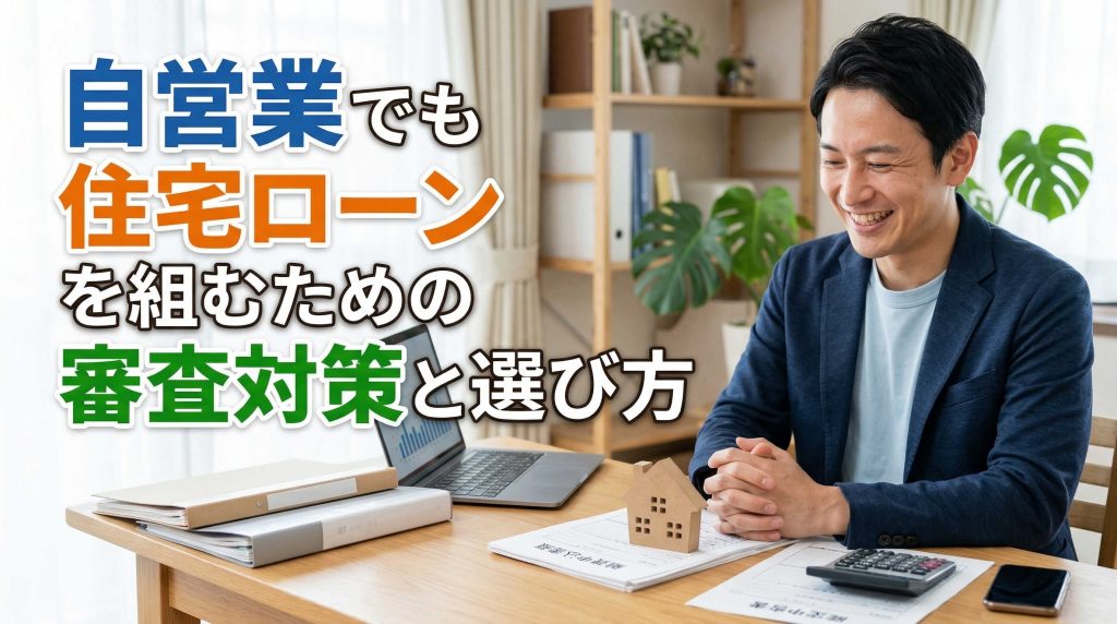 自営業でも住宅ローンを組むための審査対策と選び方