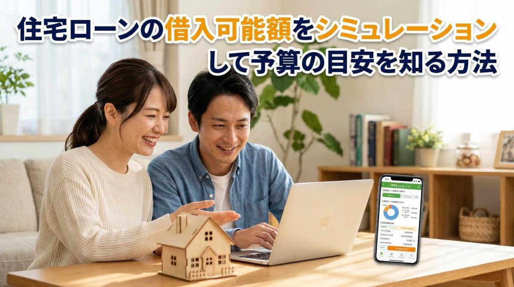 住宅ローンの借入可能額をシミュレーションして予算の目安を知る方法