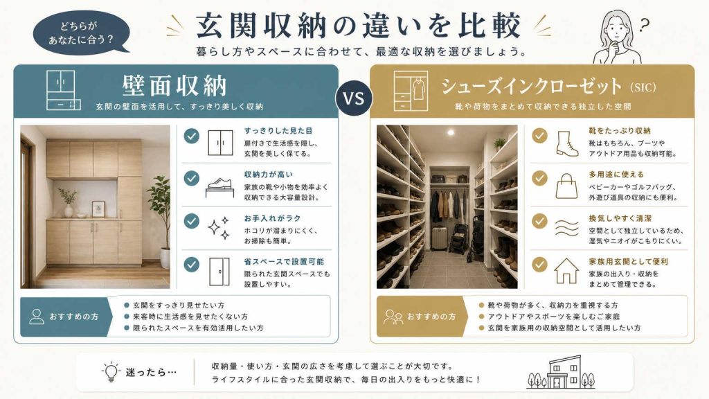 玄関収納の種類と特徴