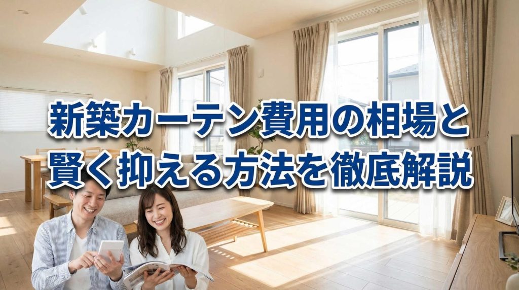 新築カーテン費用の相場と賢く抑える方法を徹底解説